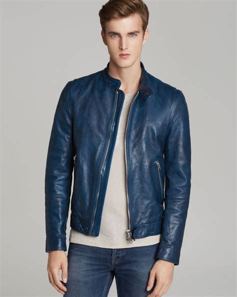 Burberry Brit Dolmain Leather Jacket Men 